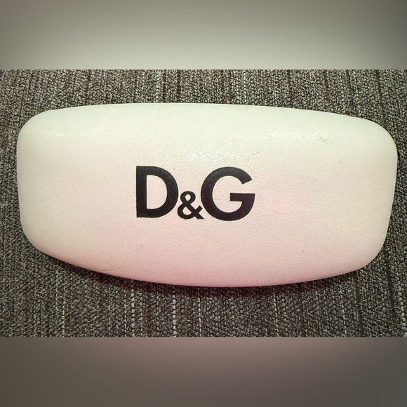D&G Cream Eyewear Case - Picture 1 of 4